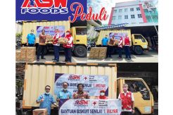 Aswfoods Peduli Covid-19 Memberikan Bantuan Biskuit Senilai Rp1 Miliar