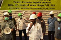 Mentan Cek Stok Pabrik Gula di Cilegon, 250.000 Ton Siap Guyur Pasar
