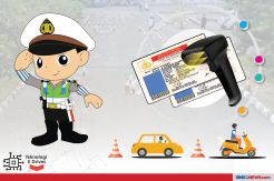 Uji Praktik SIM Gunakan Sensor Elektronik