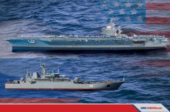 Turki-Suriah Bentrok, 4 Kapal Perang Rusia dan Kapal Induk AS Adu Kuat