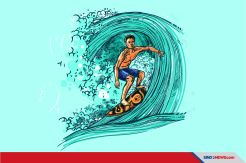 Hobi Menantang Ombak, Ini 5 Seleb Hollywood yang Doyan Surfing