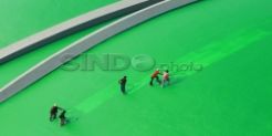Bersihkan Gedung DPR