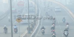 Palembang Ditutupi Kabut