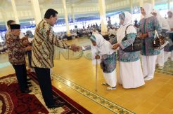 Jamaah Haji Berpamitan