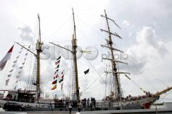 Dewaruci Tiba di Belawan