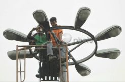 Perbaikan lampu jalan