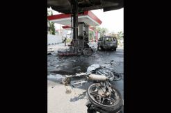 Dispenser SPBU Terbakar