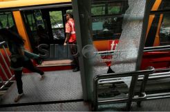 Halte TransJakarta Ditembak