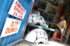 Lukisan Spakbor Becak Yogya