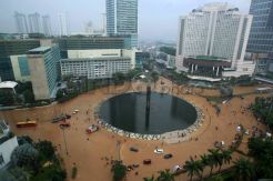 Bundaran HI Terendam