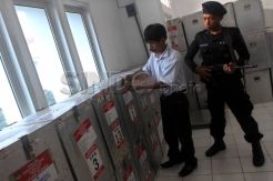 Kotak Suara Pilkada Sulsel Masih di Segel