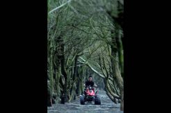Bermain ATV di Pantai Baru