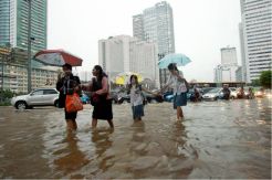 Hujan Deras Jakarta Banjir