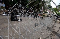 Pengamanan KPUD Palembang