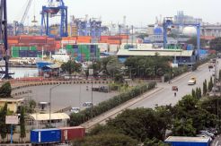 Angkutan pelabuhaan Tanjung Priok mogok