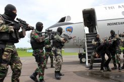 Simulasi penanganan teroris Latgab Malindo