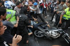 Bentrok aksi mahasiswa UIN Sunan Kalijaga