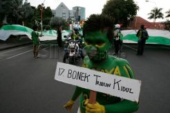 Karnaval Bonek mania meriahkan HUT ke-86 Persebaya