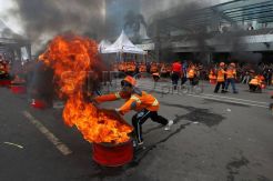 Latihan pemadam kebakaran