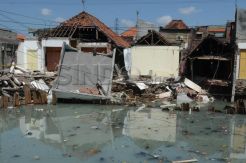 Empat rumah ambruk akibat proyek Box Culvert