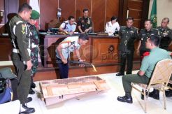 Pemeriksaan alat bukti kasus penyerangan Cebongan