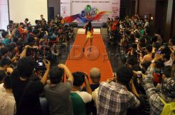 Foto model di ajang Pameran Elektronics Show 2013 di Medan