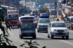 Nagreg mulai dipadati pemudik