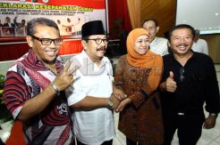 Empat cagub Jatim siap menang siap kalah