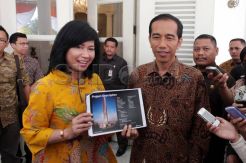 Karen temui Jokowi bahas pembangunan tower Pertamina