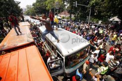 Kurang kesadaran, awak Metromini demo tuntut pengoperasian armada yang dikandangkan