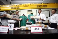Tiga tersangka bersama 30 kg ganja diamankan petugas