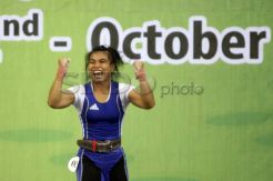 Lifter Putri Indonesia raih mendali Emas ISG