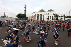 106 Taruna ikuti Kirab drumband Gita Dirgantara