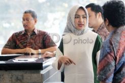 Airin kembali jenguk suami di KPK