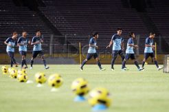 Latihan Timnas Senior di SUGBK