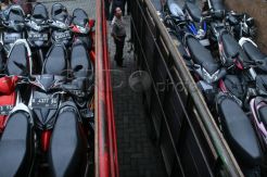 Dua truk sepeda motor diamankan dari tersangka Peluncur