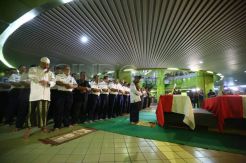Penghormatan korban tabrakan Bintaro di Stasiun Gambir