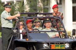 Menhan China kunjungi Markas Kopassus