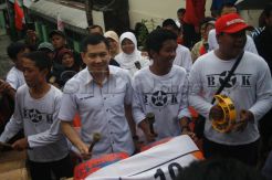 HT Blusukan di perkampungan padat penduduk Klojen Malang