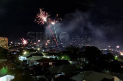 Tradisi Natal warga Manado gelar pesta Kembang Api