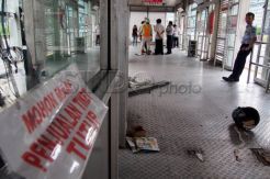 Halte Transjakarta Bundaran HI ditutup
