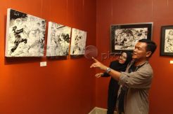 40 karya ilustrasi buku Kho Ping Hoo dipamerkan di Surabaya