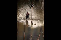 Dipo Tanah Abang terendam banjir