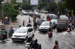 Kali Krukut meluap, Tendean tergenang