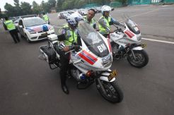 Simulasi pengawalan obyek penting jelang Pemilu 2014 di Yogyakarta