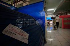 Tidak berjualan, puluhan kios Blok G disegel