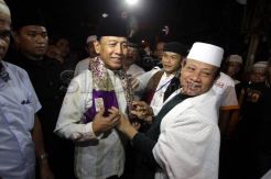 Wiranto hadiri peringatan Maulid Nabi dan Ziarah makam pejuang Klender