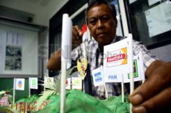 Media sosialisasi Pemilu 2014 buatan warga Ciamis