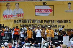 Capres Partai Hanura Wiranto berkampanye di Karanganyar dan Wonogiri