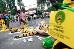 Greenpeace Bandung serukan penyelamatan Harimau Sumatera